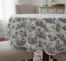 Black Toile De Jouy Vintage