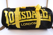 Men's LONSDALE Black & Yellow Gym Bag Size Medium CG ZZ2