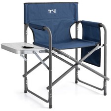 Folding Directors Chair With Side Table