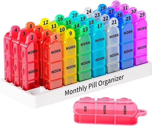 Monthly pill box - monthly,