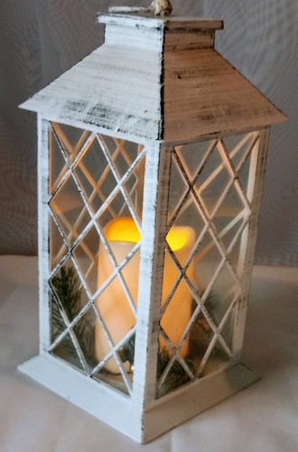 Shabby chic candle lantern - chic,