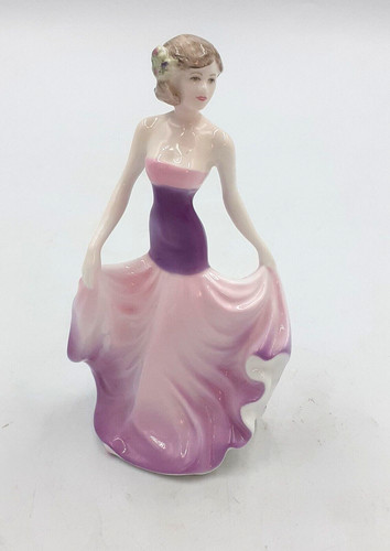 Coalport porcelain figurine - porcelain,