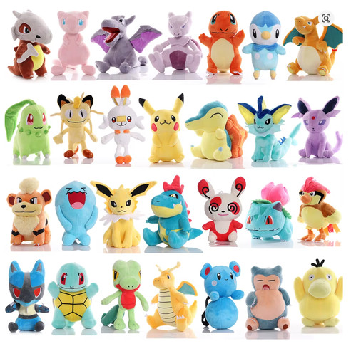Pokemon plush set pikachu - pokemon,