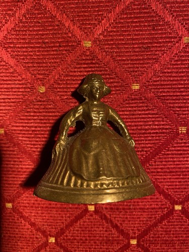 Antique victorian brass bell - antique,
