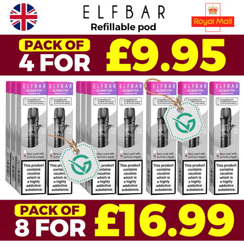 Elf bar 600 refillable pods - refillable,