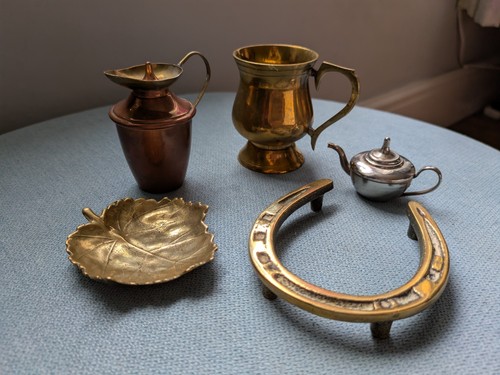 Brass vintage collectables - vintage,