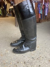 ladies long leather riding