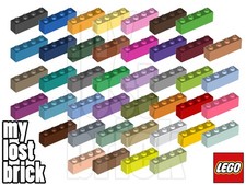 LEGO - Part 3010 - Bricks 1x4 (SINGLE) + NEW + SELECT COLOUR / QUANTITY