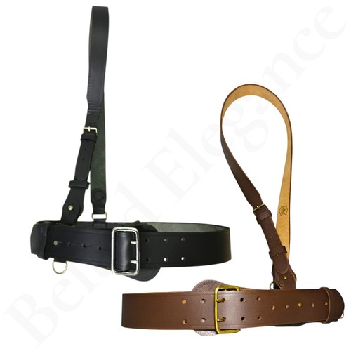 Sam browne belt brown - sam, &