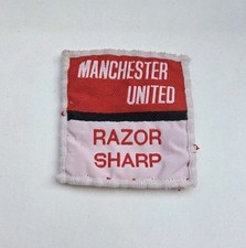 MANCHESTER UNITED VINTAGE SEW ON PATCH BADGE RARE
