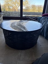 CURCULAR BLACK BANANA WOOD