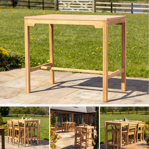 Teak outdoor table garden - outdoor,