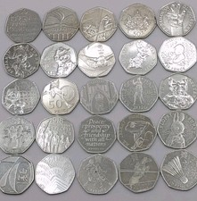 JOBLOT X 25 - 50p coin Fifty