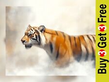 Regal Tiger Portrait 5"x7"