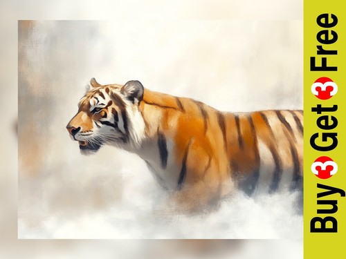 Regal tiger portrait - tiger,