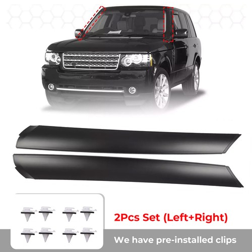 2pcs front windshield trim - windshield,