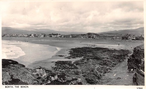 Borth the beach an old - an,
