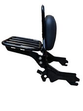 Sissy bar and  detachable black luggage rack - Harley Davidson