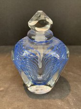Art Glass Perfume Bottle 4”