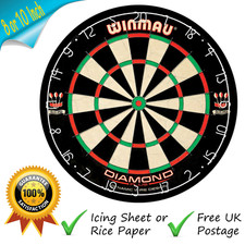 DARTBOARD CAKE TOPPER EDIBLE