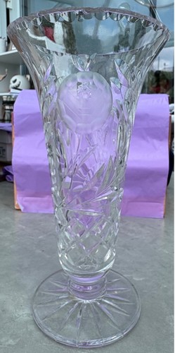 Large vintage trumpet vase - large,