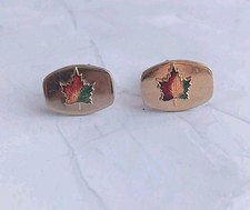 Canadian Maple Leaf Gold Tone