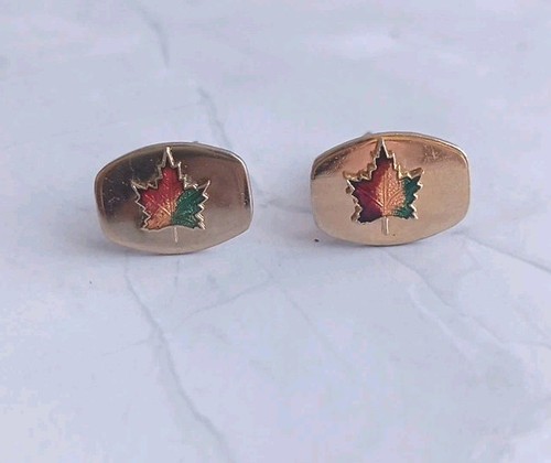 Canadian maple leaf gold tone - canadian,