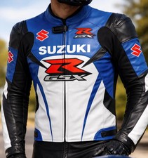 Men Suzuki GSXR Motorbike