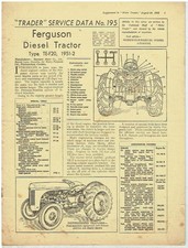 FERGUSON TE-F20 DIESEL TRACTOR