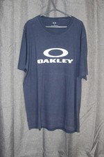 Oakley Men's Navy Blue Logo