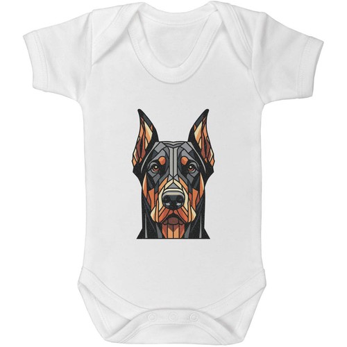 Doberman dog portrait baby - dog,