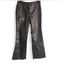 Faux Leather Trousers In Black men