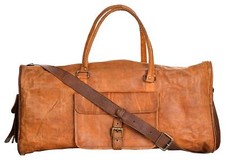 Strong Leather Bag Duffel