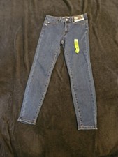 Primark Super Stretch Skinny Mid Rise Blue Jeans 