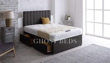 NEW ROME VELVET DIVAN BED SET