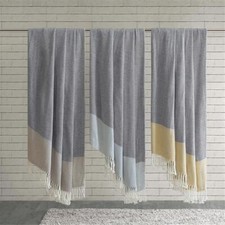 2 Pack Lexi Color Block Throw
