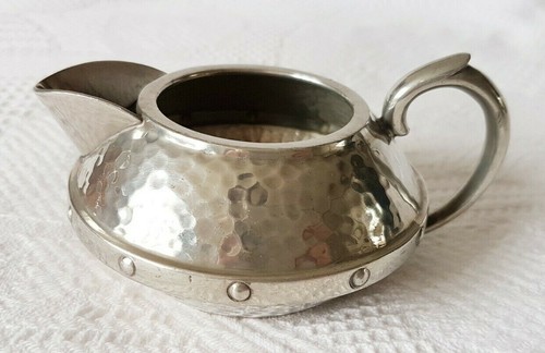 Milk jug hammered pewter - pewter, ~