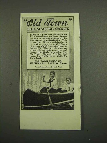 1918 old town - old, canoe