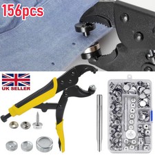 156Pcs Heavy Duty Snap