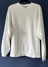 Men’s ASOS White Sweatshirt, Size XS