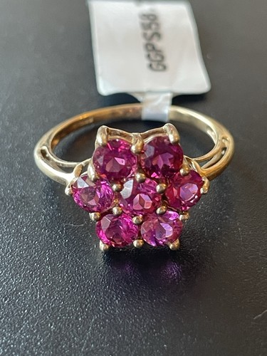 Flamingo topaz yellow gold - k,