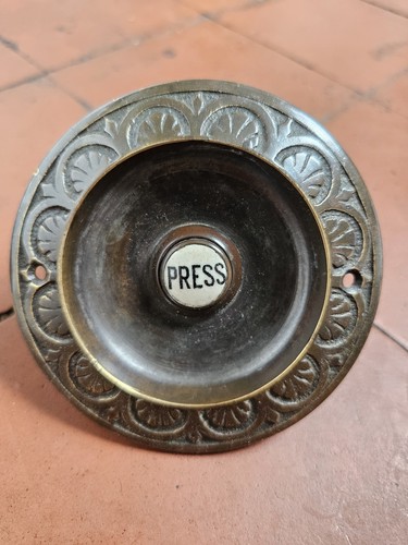 Fab antique brass - , patterned