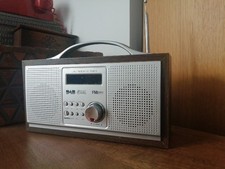 RED Wooden DAB FM Radio 583
