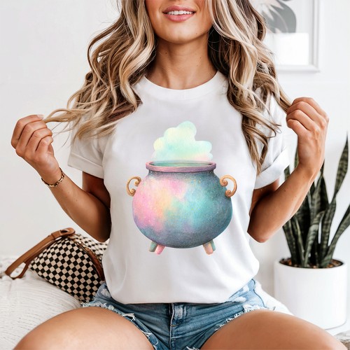 Watercolor magic cauldron - magic,