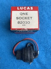 Lucas 82030A 2 Pin Rubber Socket Massey Ferguson Ford Tractor NOS