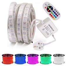 Dimmable UK Plug in 220V 5050