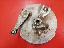 SUZUKI GP100 FRONTBRAKEPLATE COMPLETE WITH GOOD SPEEDO DRIVE(READ DESCRIPTION)