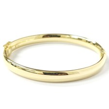 9ct Gold Bangle Ladies Hinged