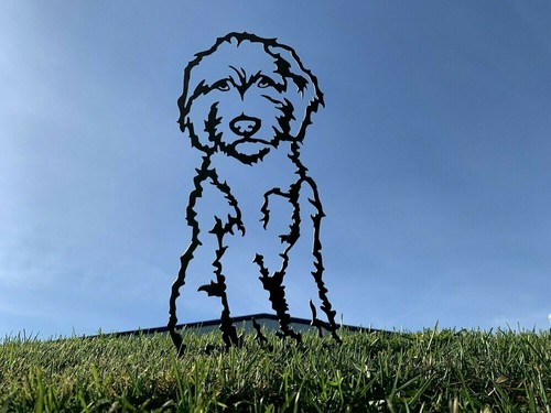 Labradoodle metal doodle dog - metal,