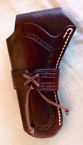 New med brown leather - l/h,